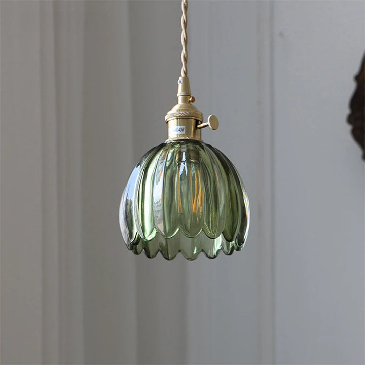 Valentina Rétro LED Suspension Verre Salon - Neutralighting