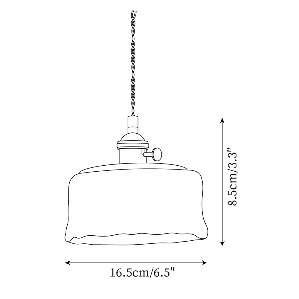 Amberlyn Lampe Pendante Verre Ambre Vintage - Neutralighting