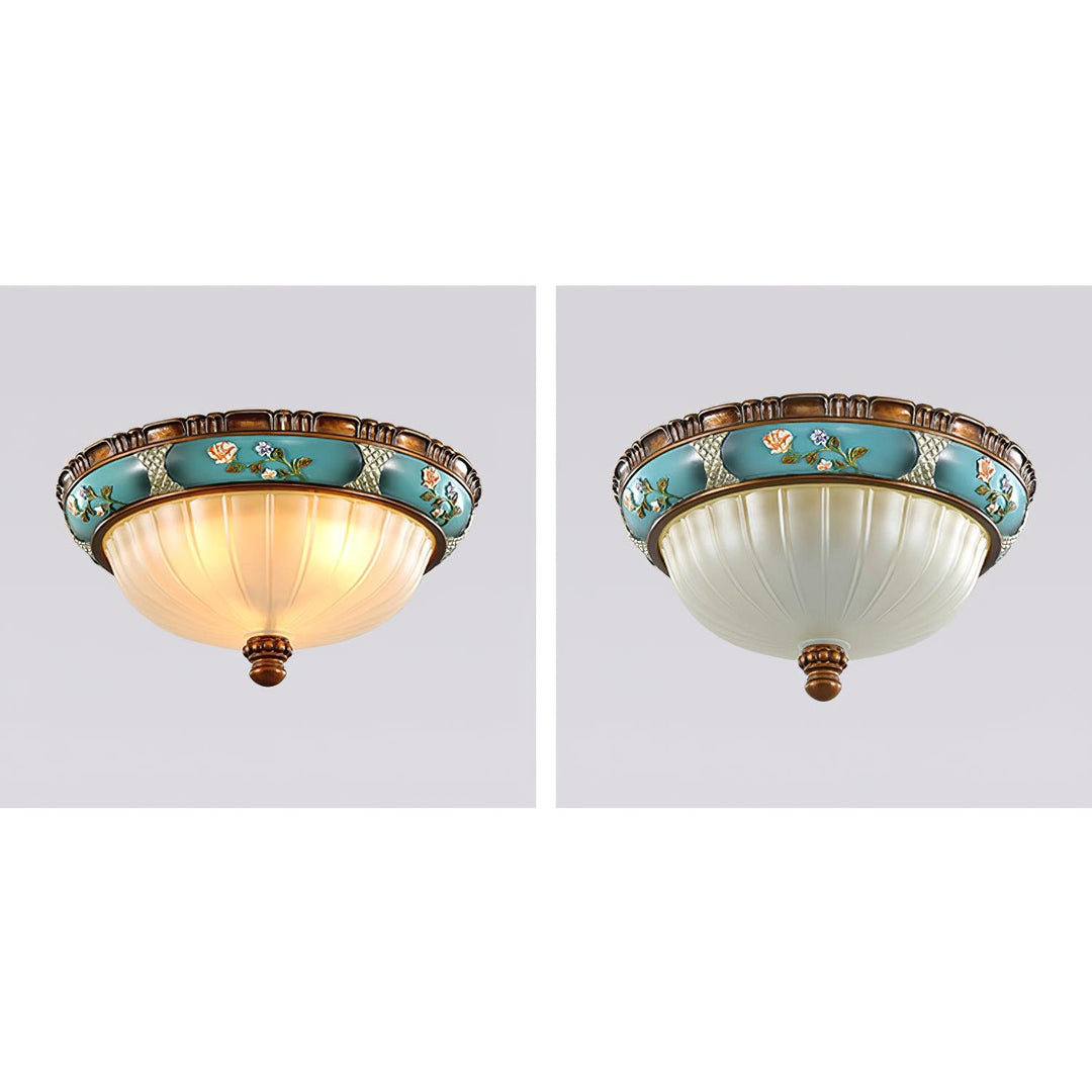 Solara Plafonnier Floral Encastré Vintage - Neutralighting