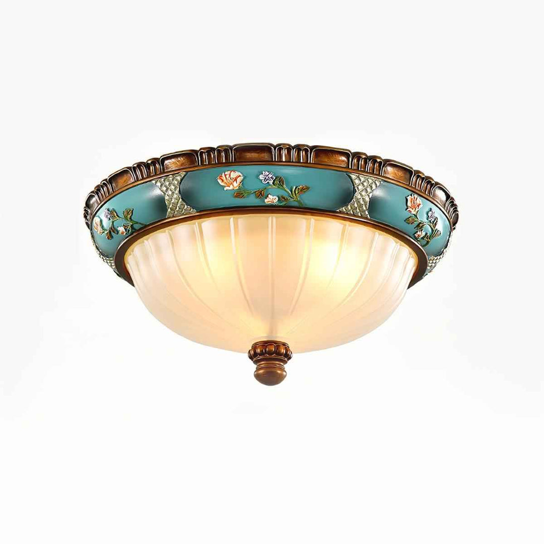 Solara Verre 38cm Blanc LED