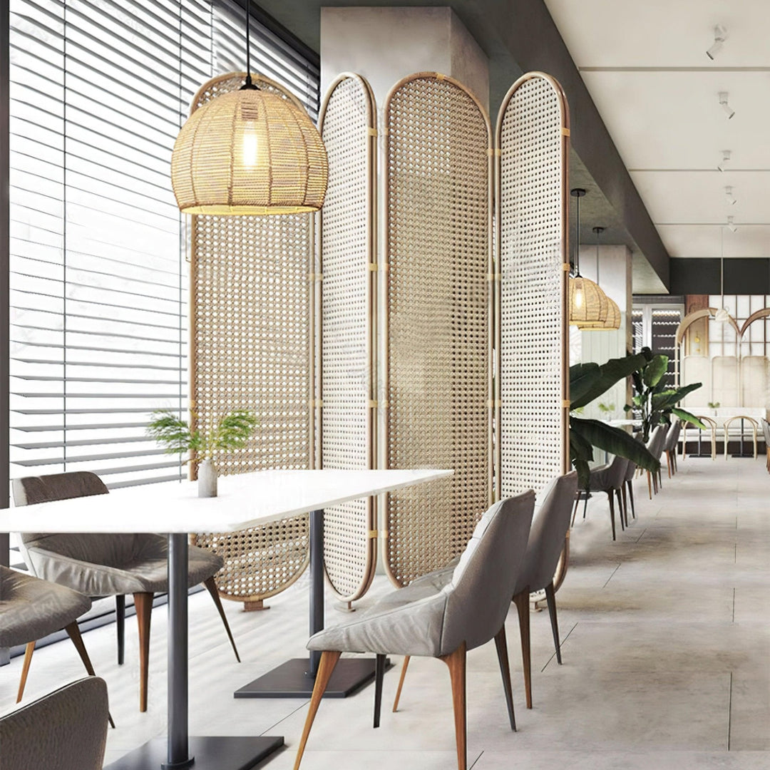 Evliran Lampe Pendante Moderne en Corde de Chanvre Rétro - Neutralighting