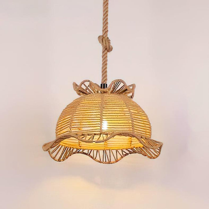 Evliran Lampe Pendante Moderne en Corde de Chanvre Rétro - Neutralighting
