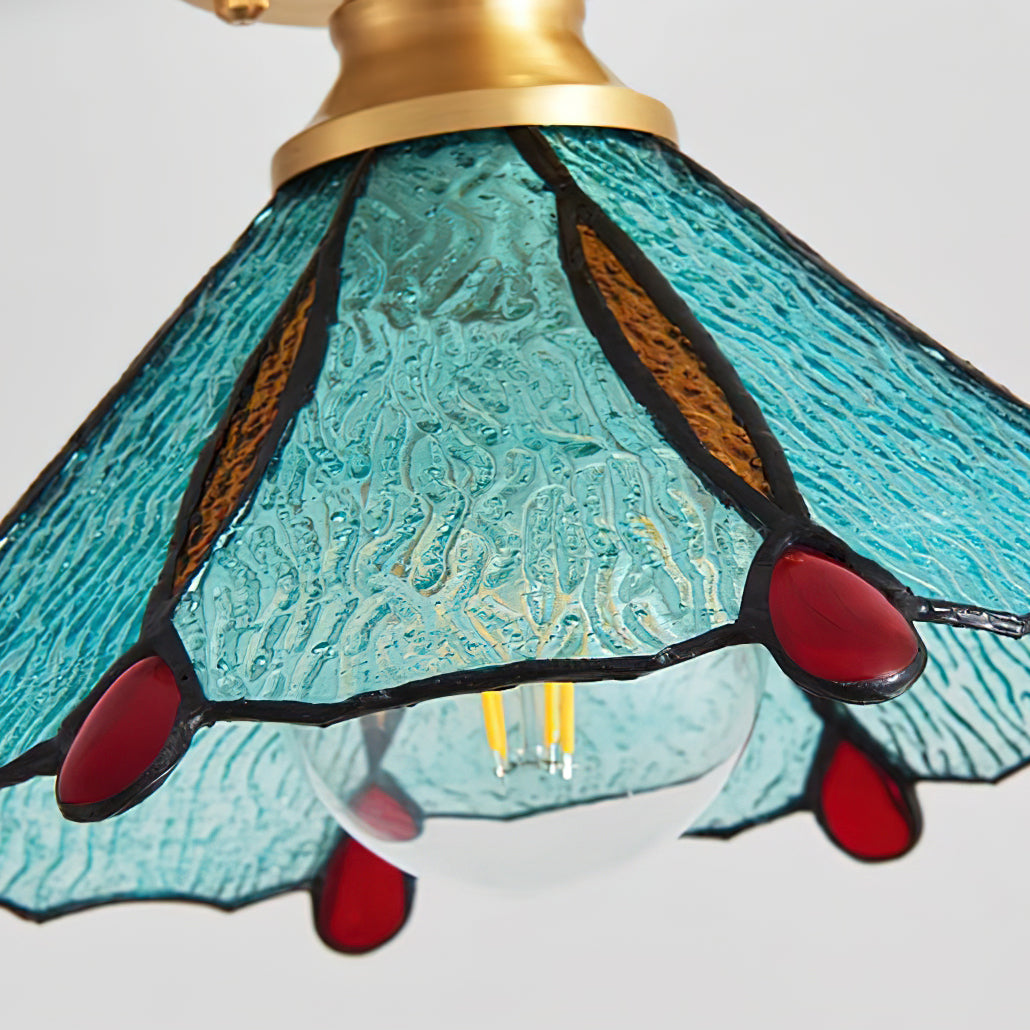 Prisman Plafonnier en vitrail style Tiffany Civelle - Neutralighting