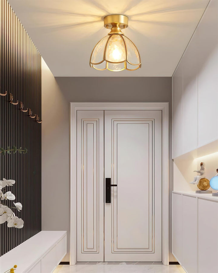 Prisman Plafonnier en vitrail style Tiffany Civelle - Neutralighting
