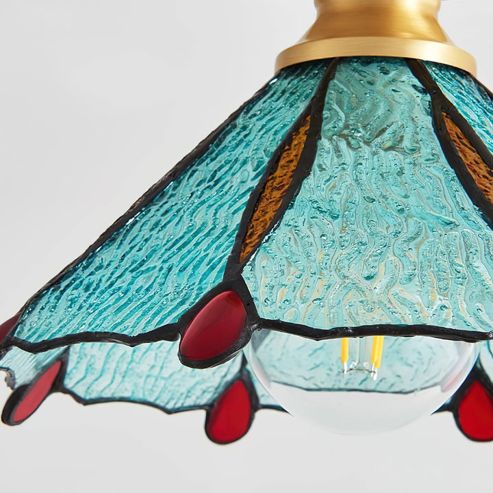 Prisman Plafonnier en vitrail style Tiffany Civelle - Neutralighting