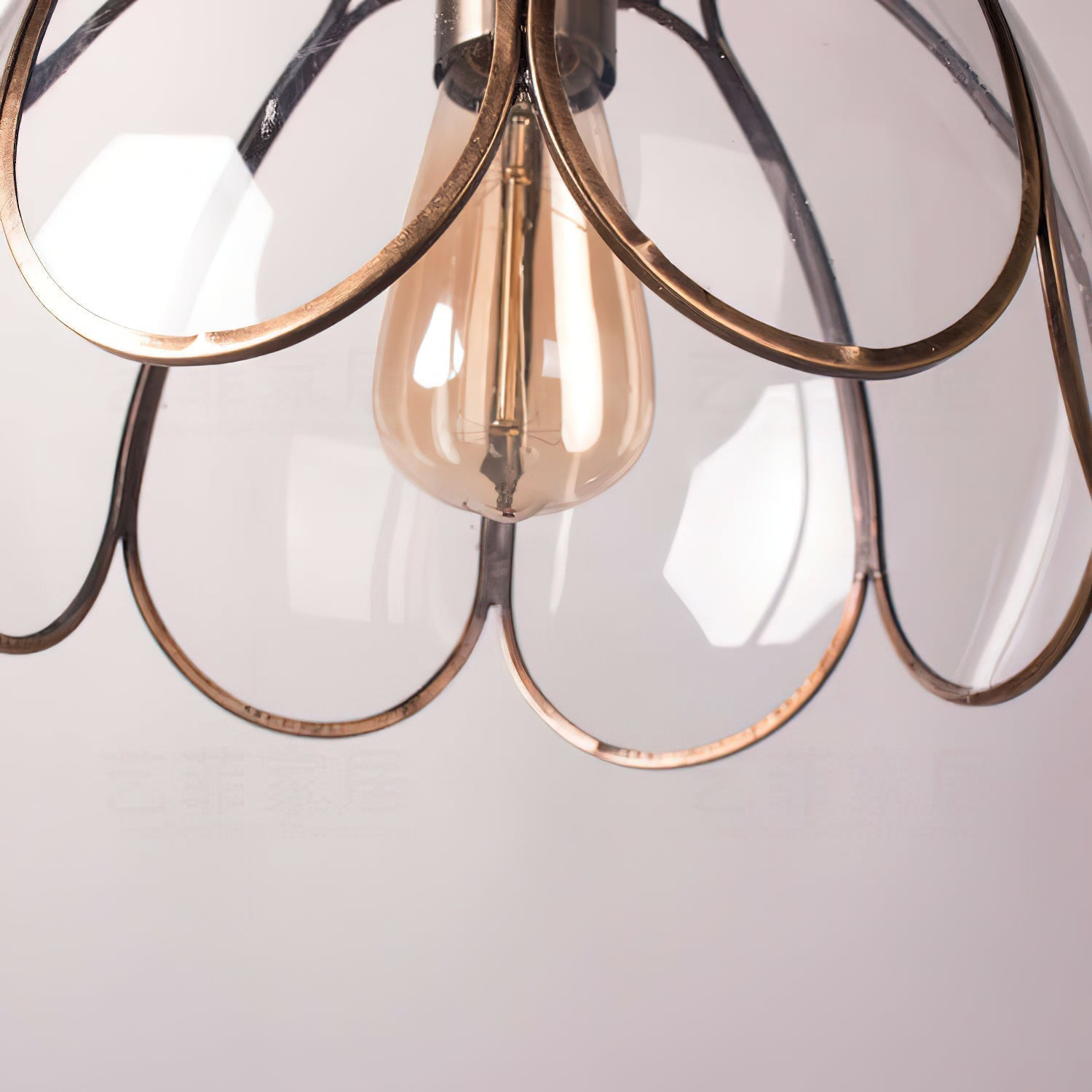 Eraeora Suspension Rétro Vintage Métal Verre - Neutralighting