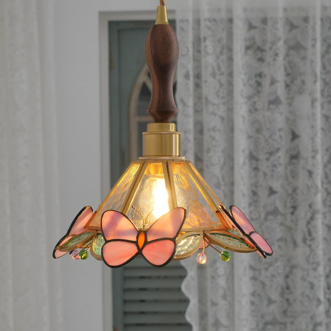 Tiffany Suspension Papillon Rétro - Neutralighting