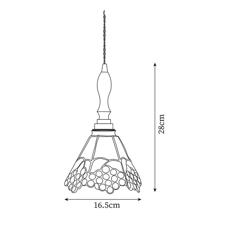 Tiffany Suspension Papillon Rétro - Neutralighting