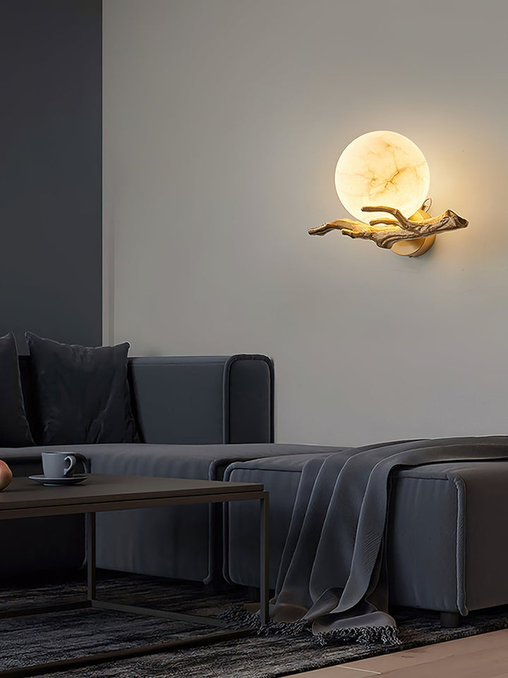 Ormirara Applique Murale Alabastre Rétro Branches Minimaliste Moderne - Neutralighting