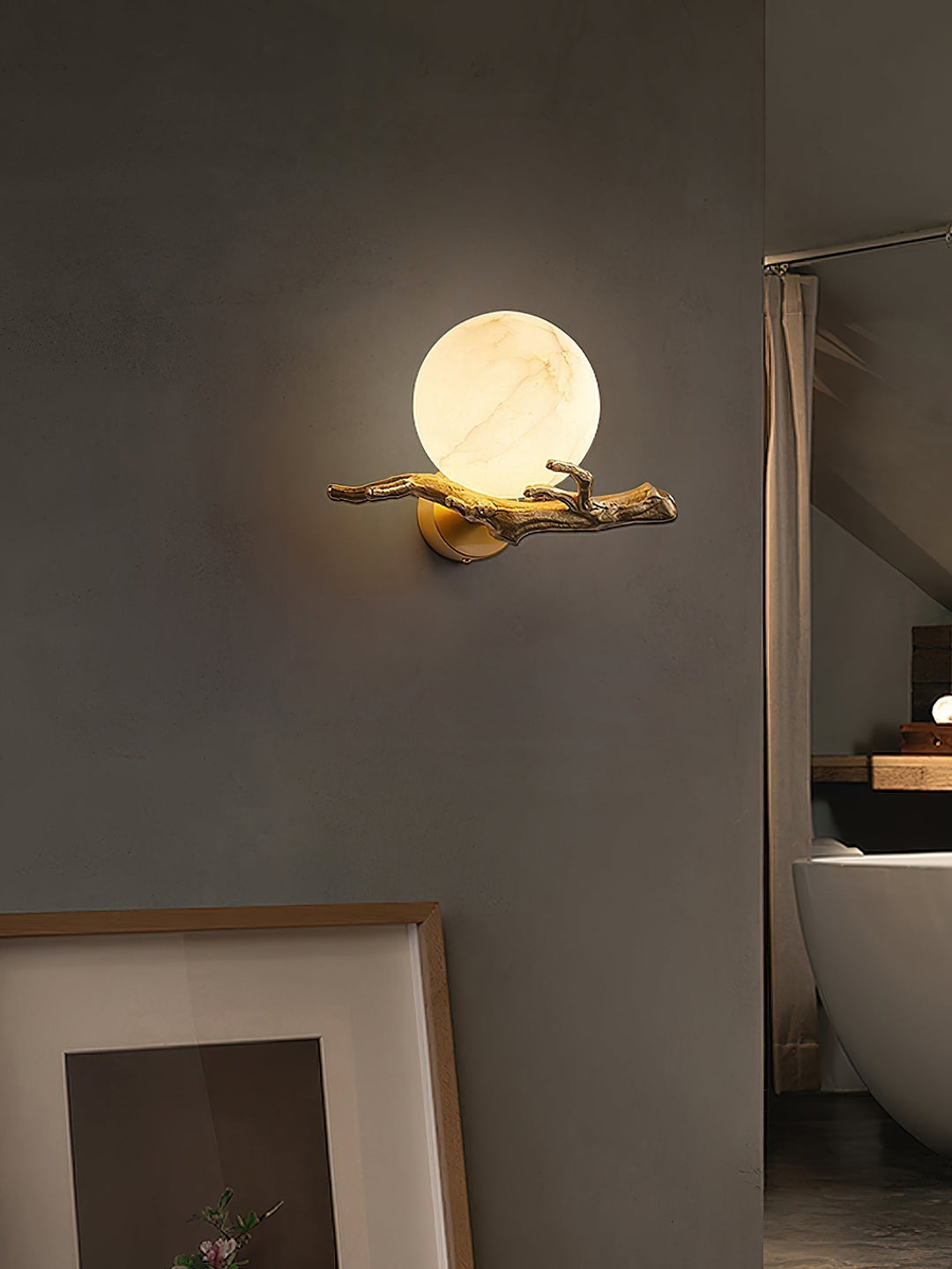 Ormirara Applique Murale Alabastre Rétro Branches Minimaliste Moderne - Neutralighting