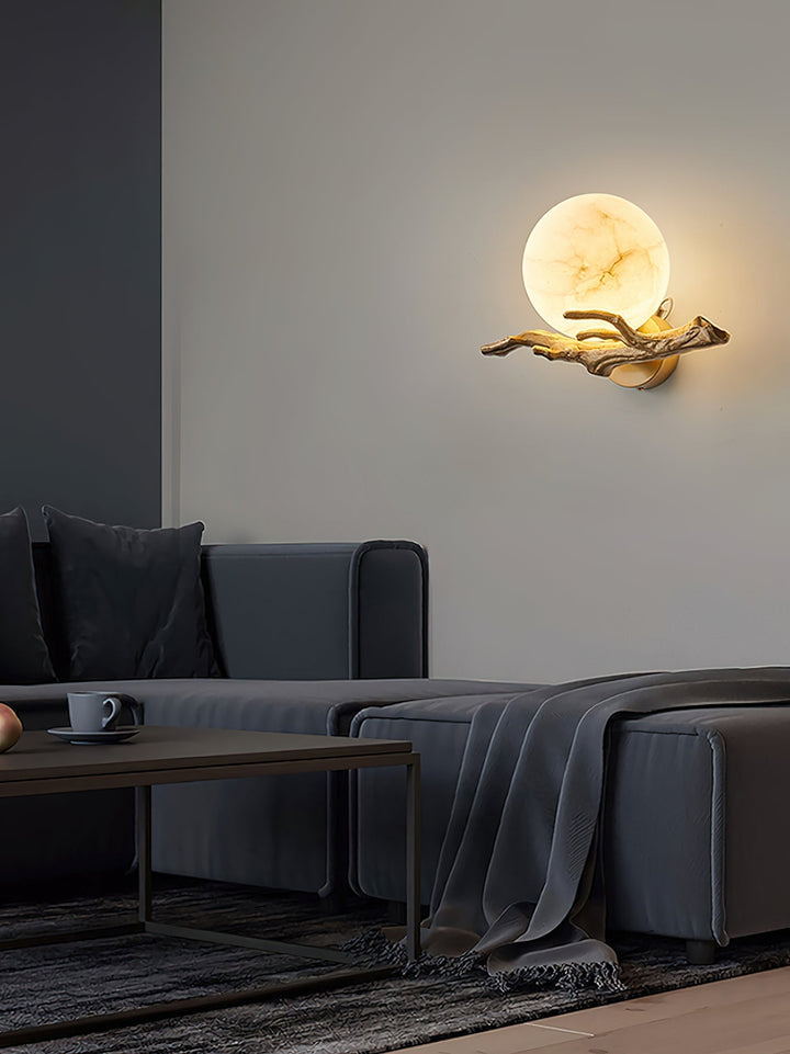 Ormirara Applique Murale Alabastre Rétro Branches Minimaliste Moderne - Neutralighting