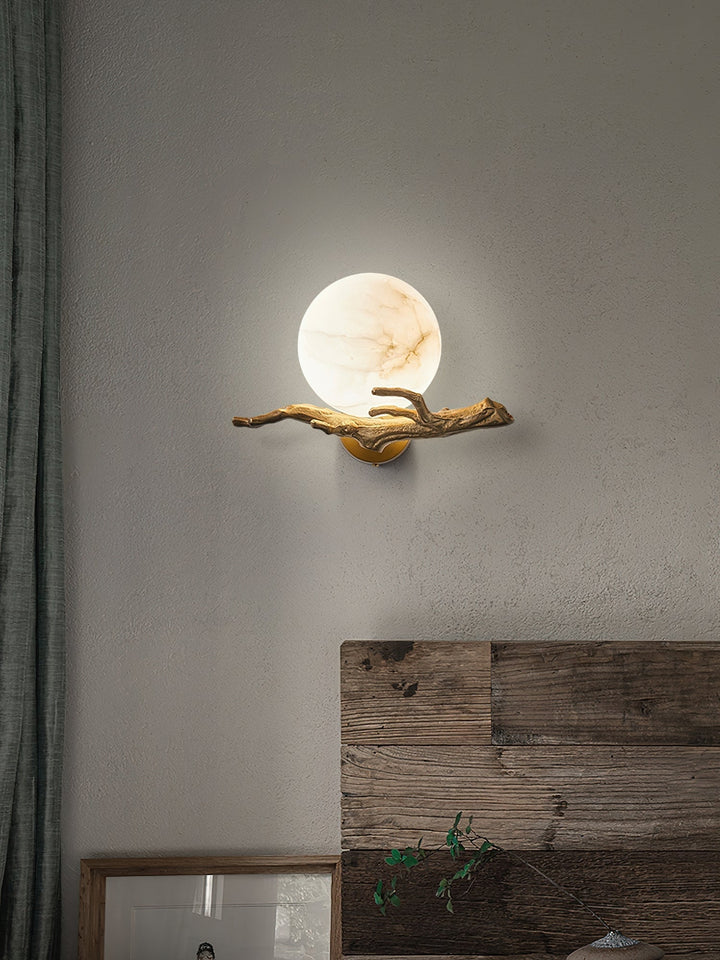 Ormirara Applique Murale Alabastre Rétro Branches Minimaliste Moderne - Neutralighting