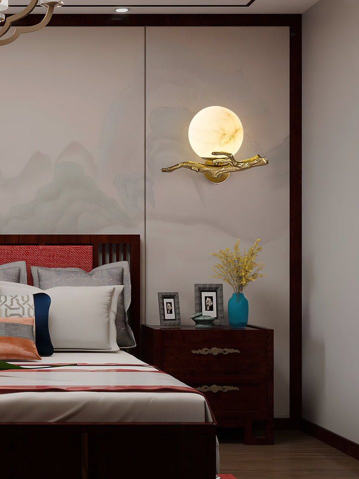 Ormirara Applique Murale Alabastre Rétro Branches Minimaliste Moderne - Neutralighting
