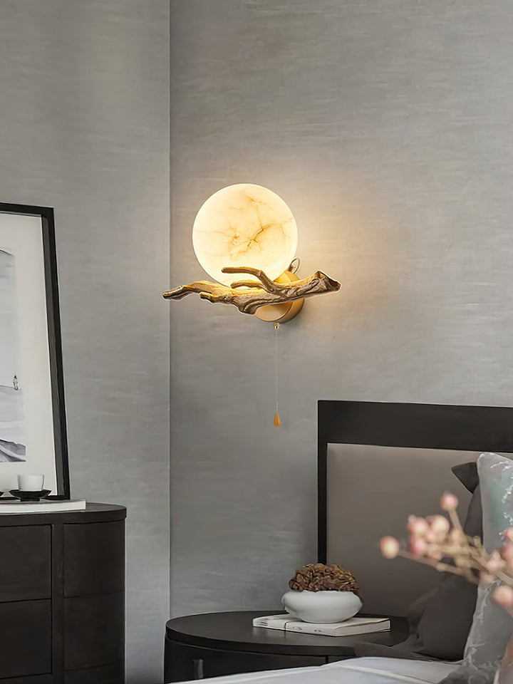 Ormirara Applique Murale Alabastre Rétro Branches Minimaliste Moderne - Neutralighting