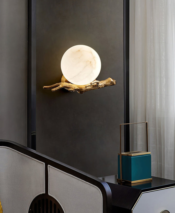 Ormirara Applique Murale Alabastre Rétro Branches Minimaliste Moderne - Neutralighting
