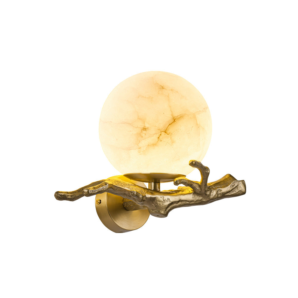 Ormirara Applique Murale Alabastre Rétro Branches Minimaliste Moderne - Neutralighting