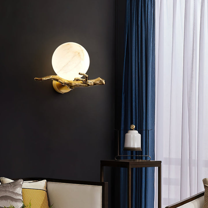 Ormirara Applique Murale Alabastre Rétro Branches Minimaliste Moderne - Neutralighting