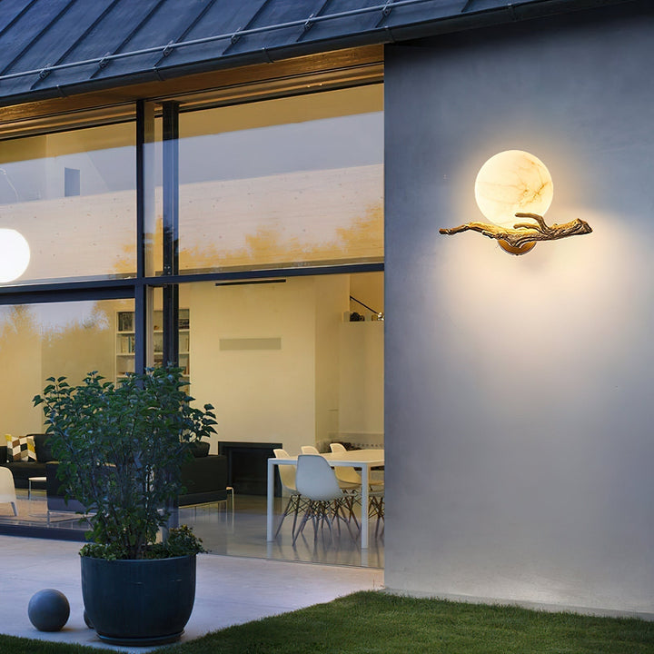 Ormirara Applique Murale Alabastre Rétro Branches Minimaliste Moderne - Neutralighting