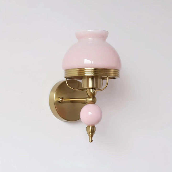Tessan Applique murale en verre et lumière pour chambre à coucher ou couloir rétro - Neutralighting