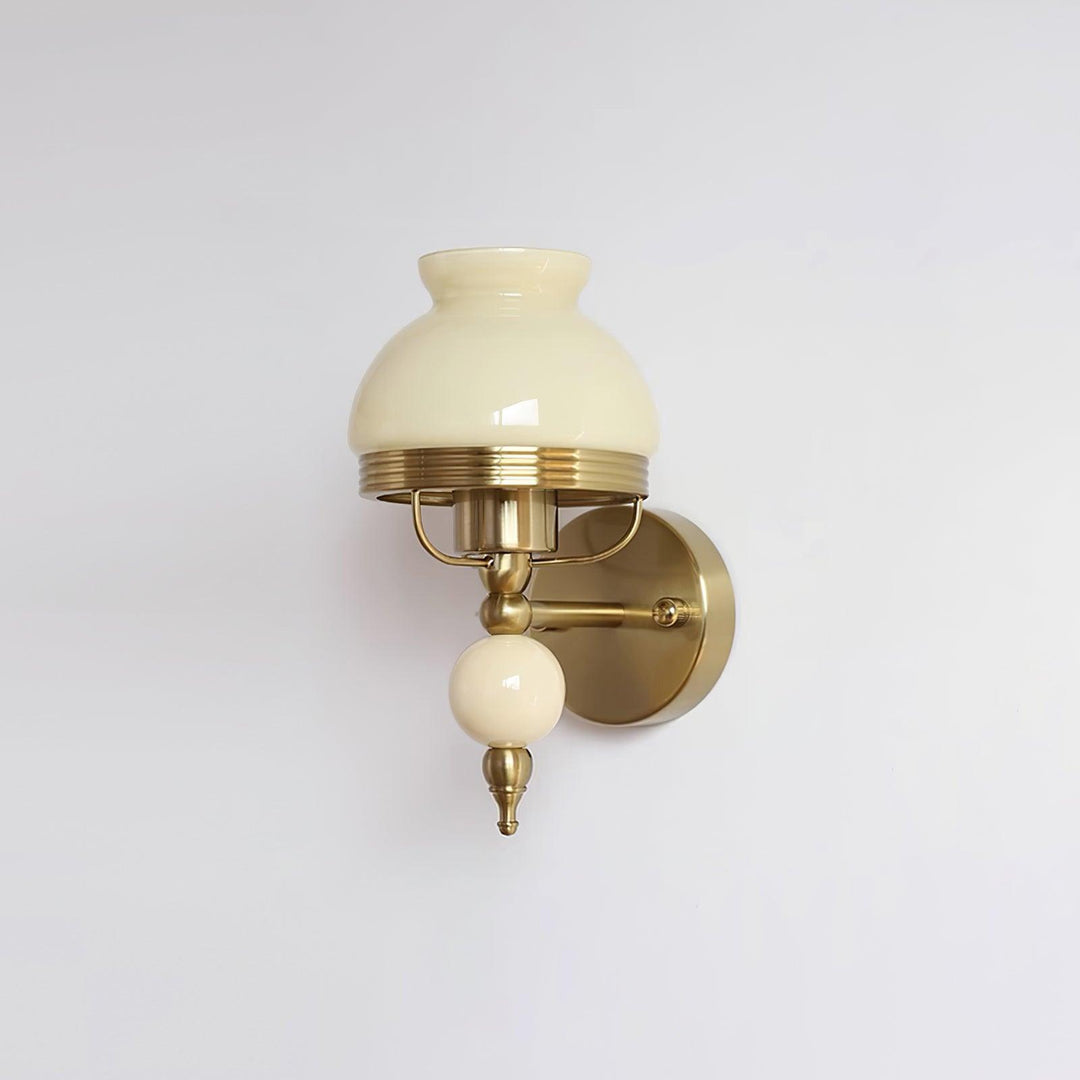 Tessan Applique murale en verre et lumière pour chambre à coucher ou couloir rétro - Neutralighting