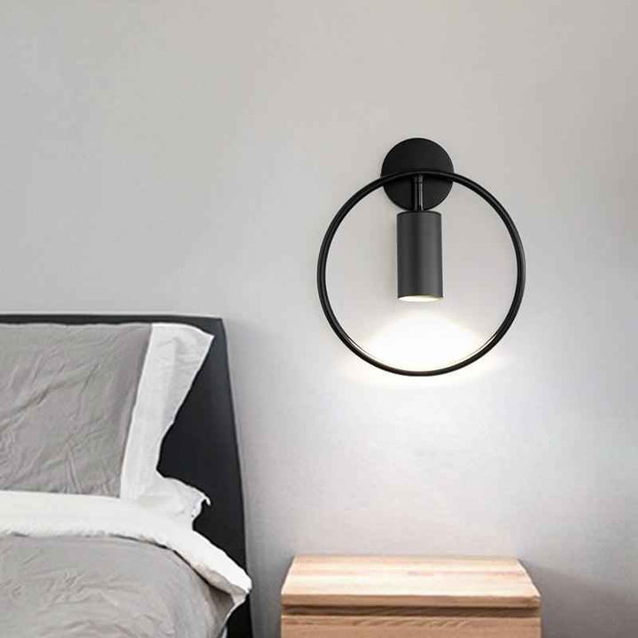 Applique Murale Lewis Métal 28cm Noir LED 7W