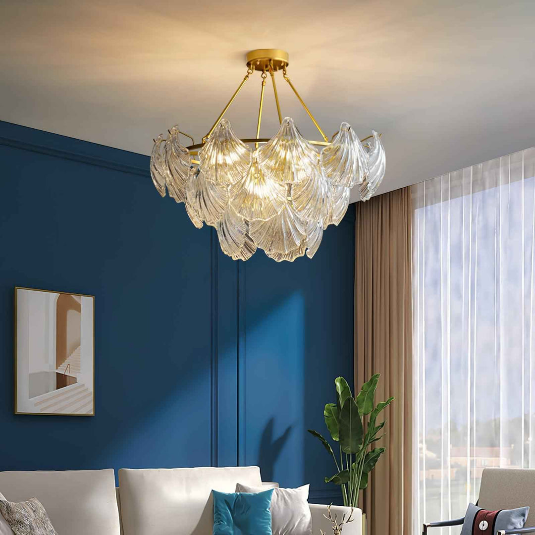 Lustra Verre 60cm LED