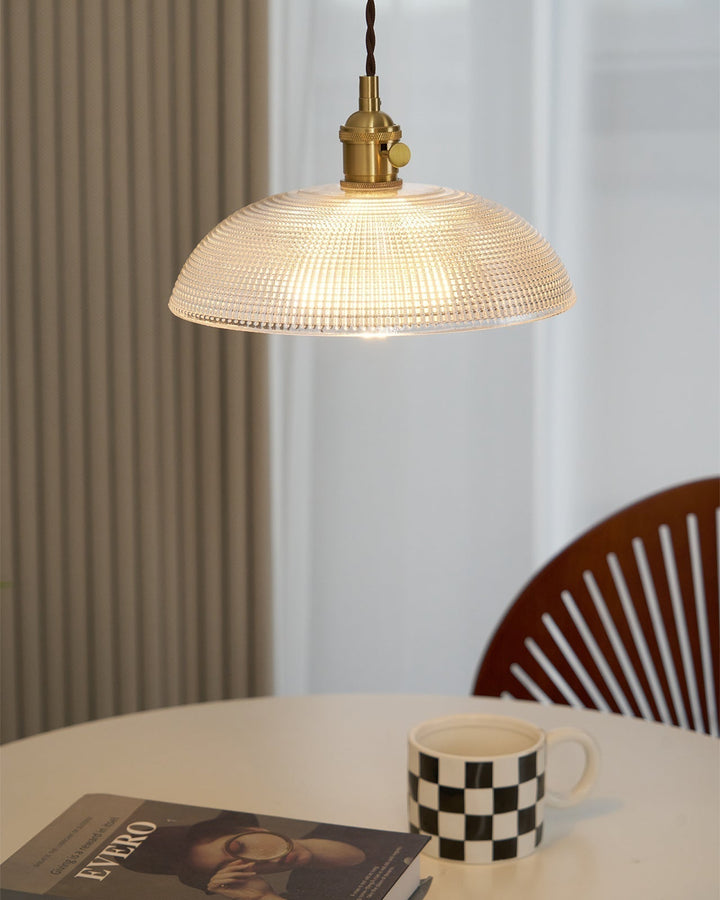 Calyra Lampe Pendante en Laiton et Verre - Neutralighting