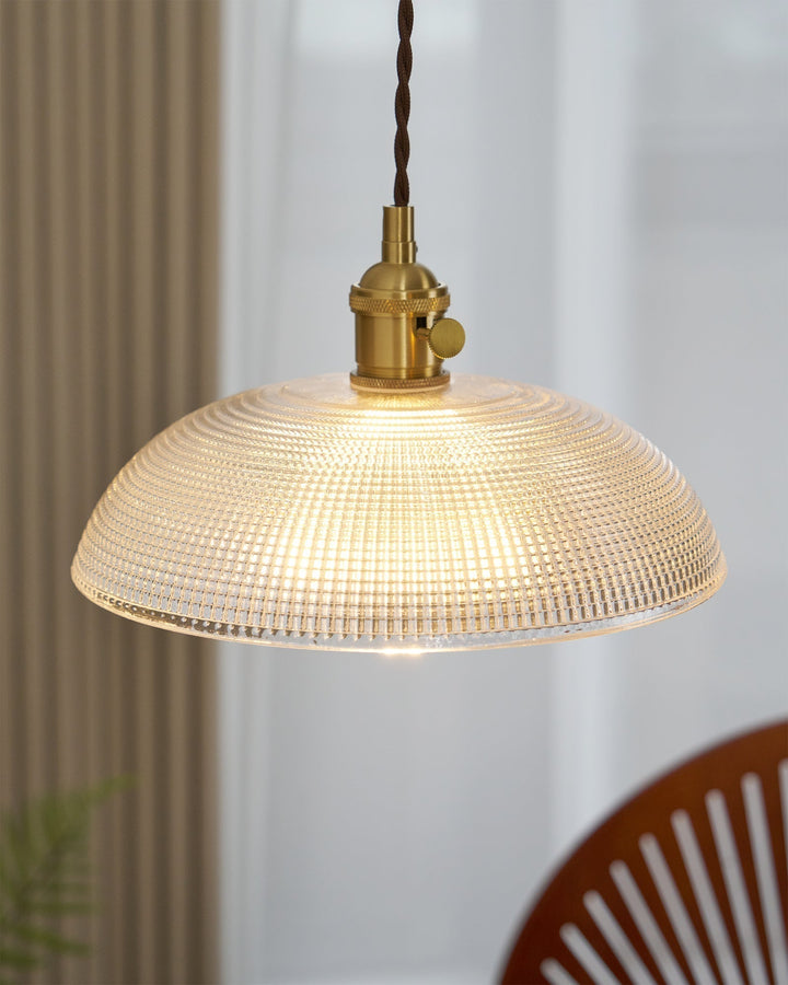 Calyra Lampe Pendante en Laiton et Verre - Neutralighting