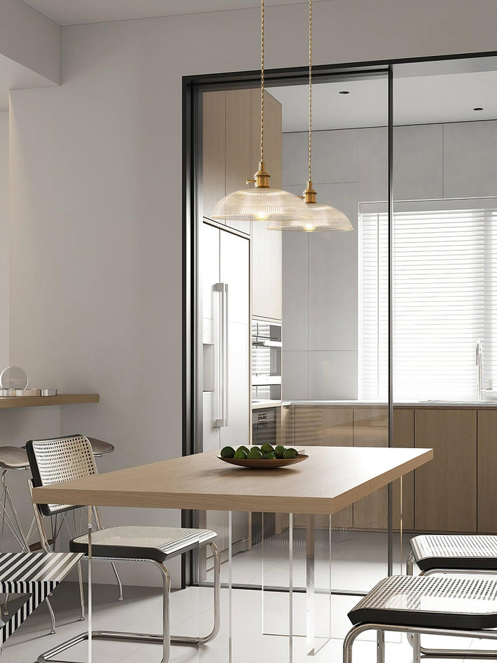 Calyra Lampe Pendante en Laiton et Verre - Neutralighting
