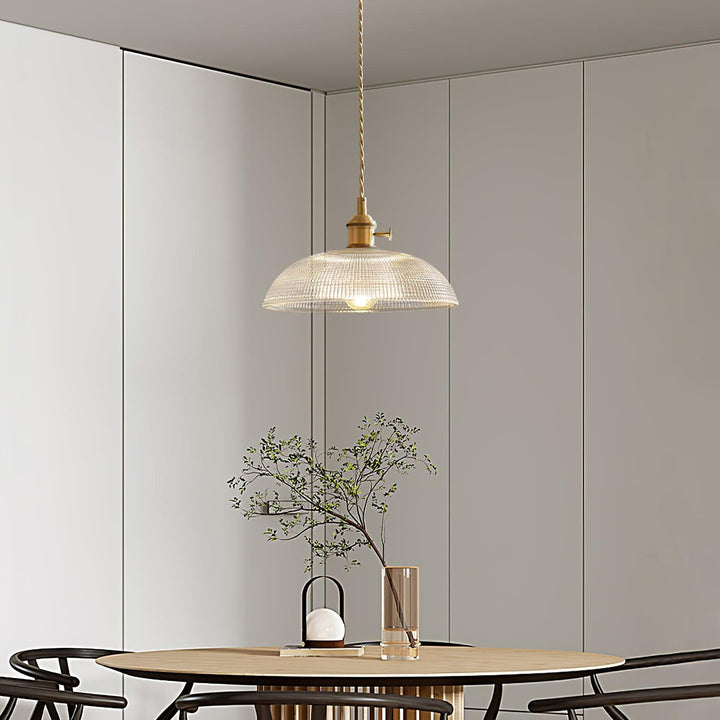 Calyra Lampe Pendante en Laiton et Verre - Neutralighting