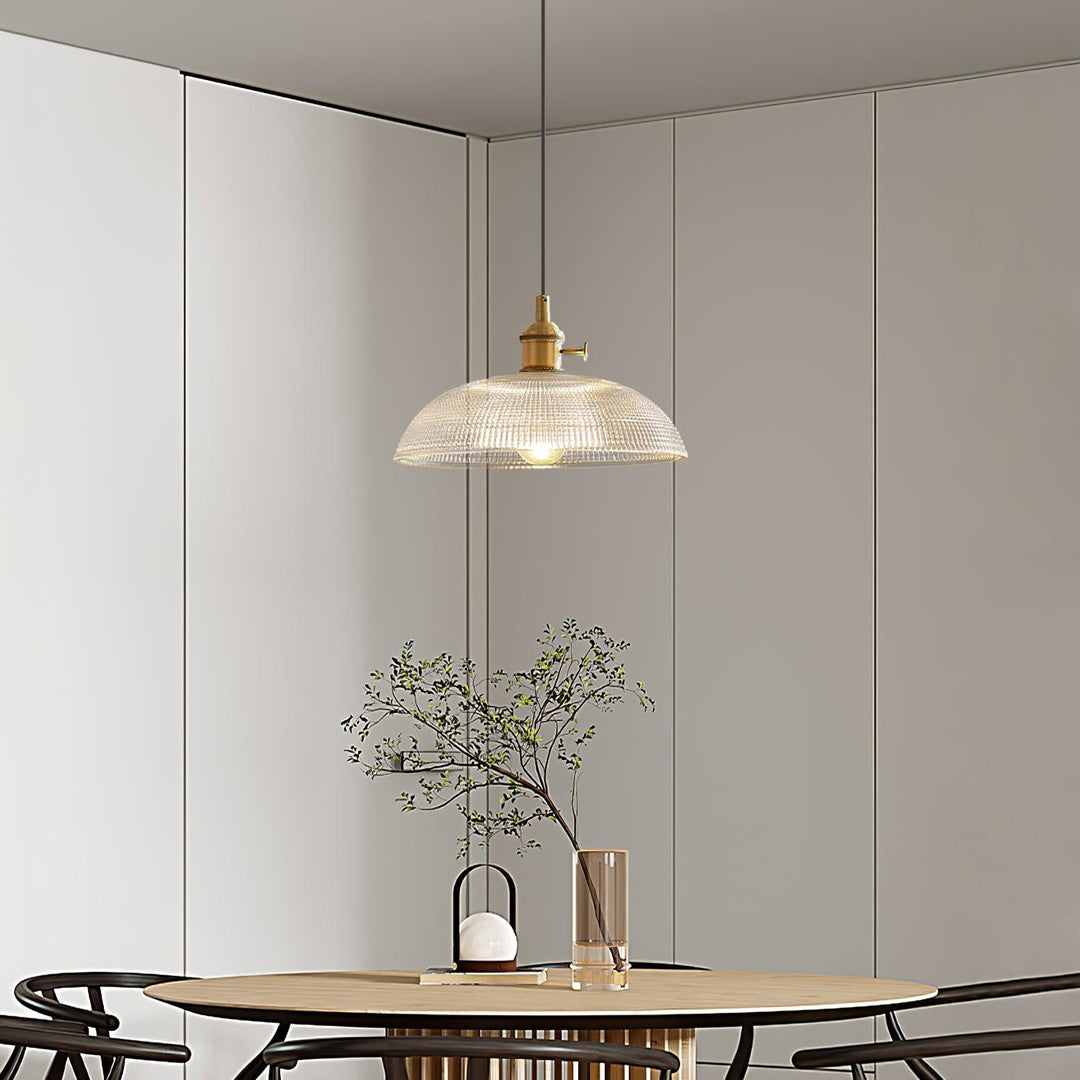 Calyra Lampe Pendante en Laiton et Verre - Neutralighting