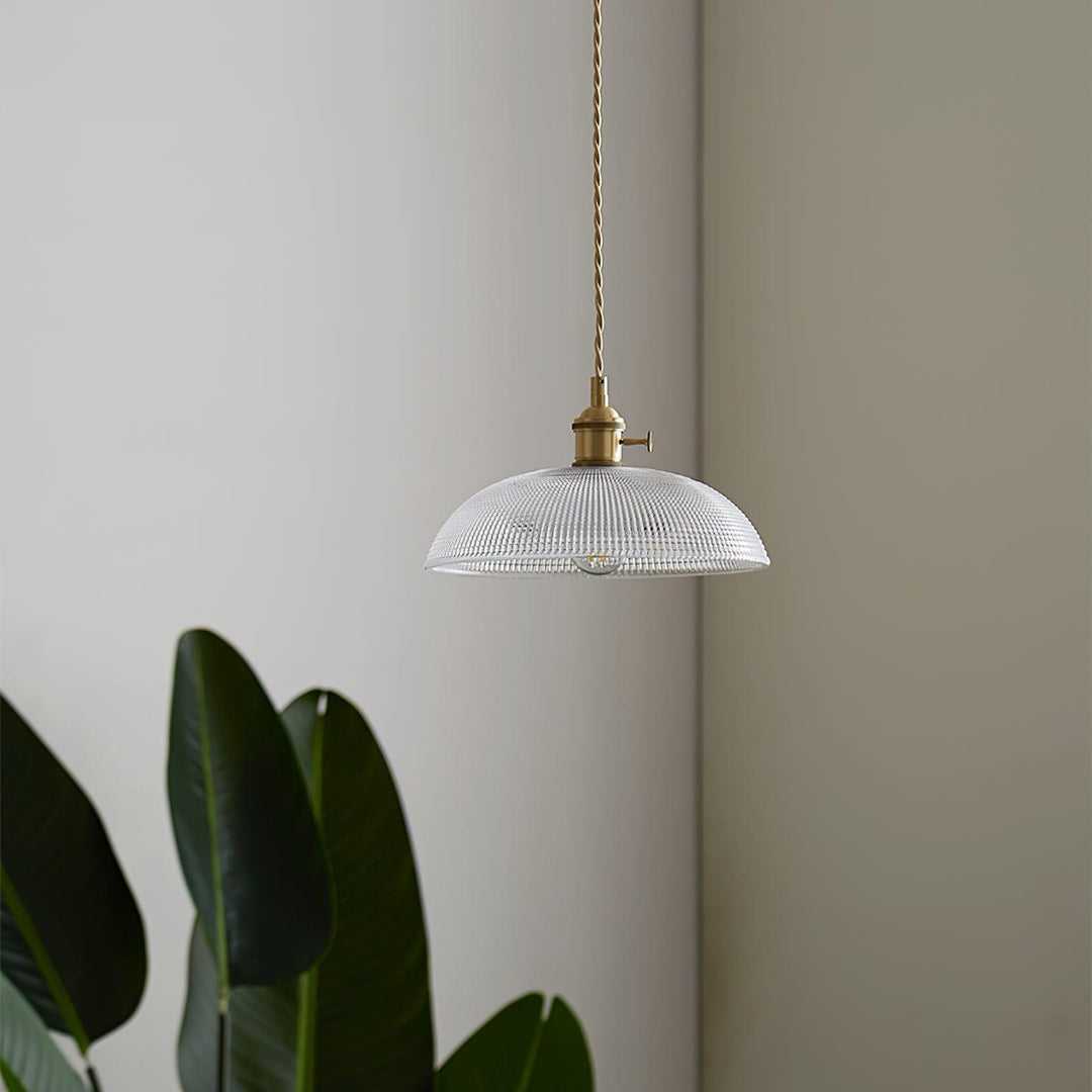 Calyra Lampe Pendante en Laiton et Verre - Neutralighting