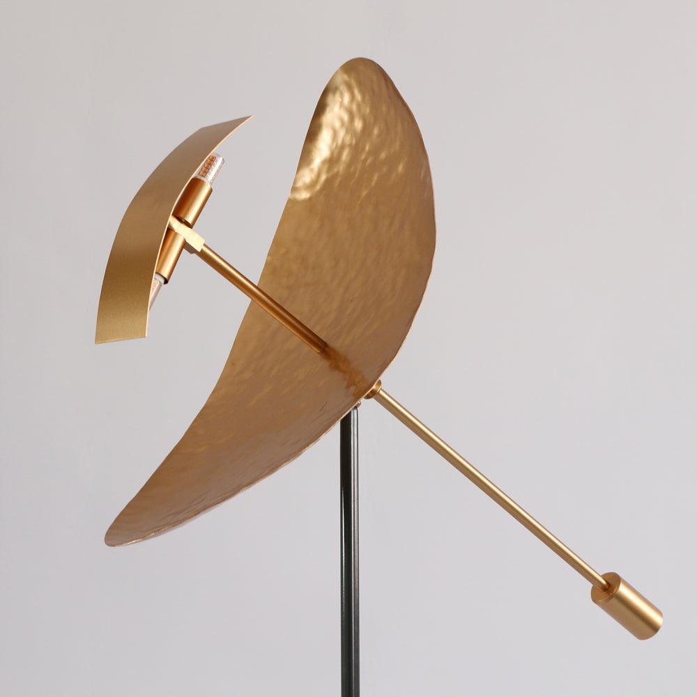 Mira Lampadaire Arc Moderne, Métal, Doré, Salon - Neutralighting