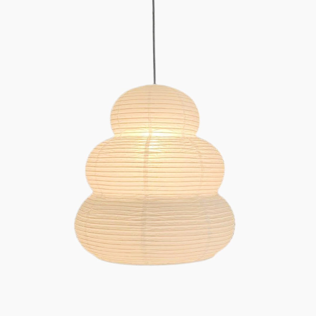 Solara Suspension Papier Washi Lanternes Empilées Japonaises pour Salon - Neutralighting
