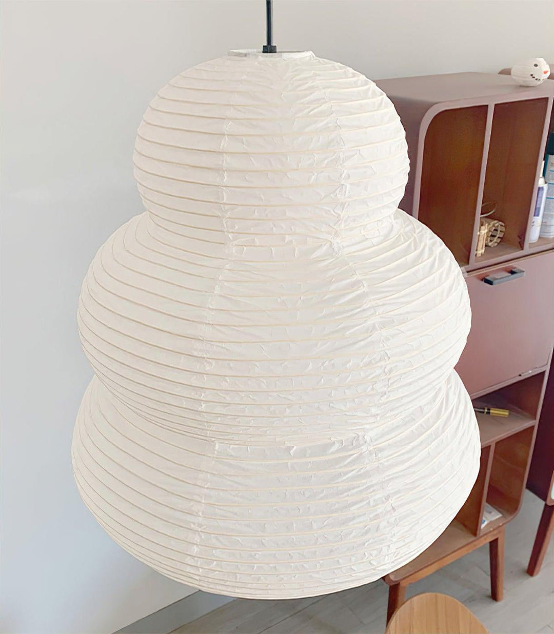 Solara Suspension Papier Washi Lanternes Empilées Japonaises pour Salon - Neutralighting