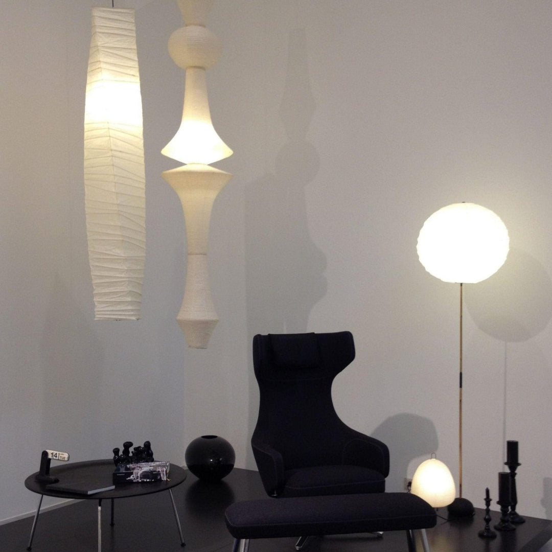 Faye Suspension Sculpturale Verticale en Papier - Neutralighting