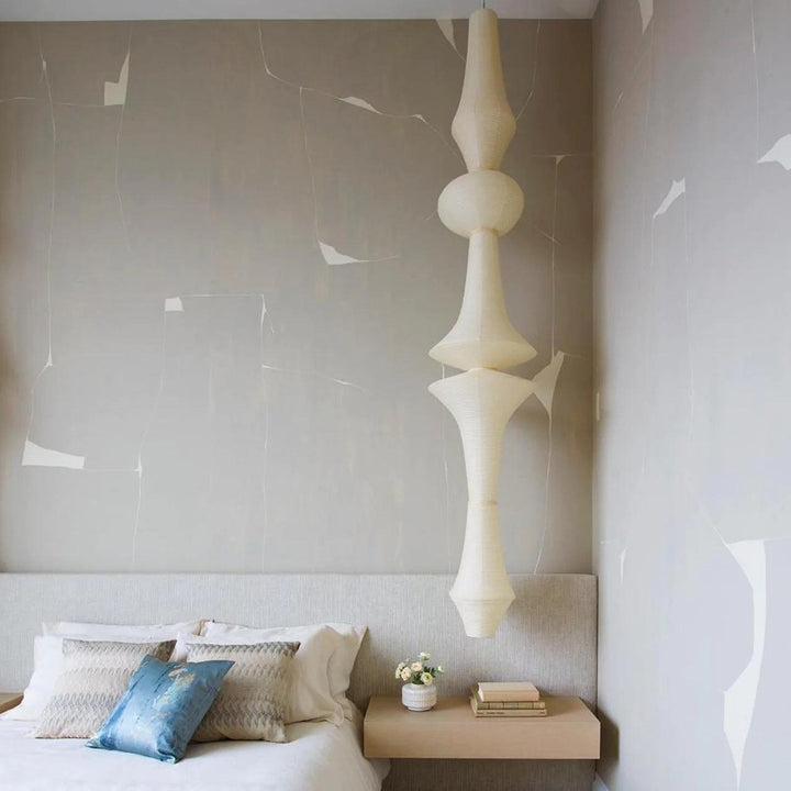 Lustra Suspension Luminaire Papier Washi E pour Salon - Neutralighting
