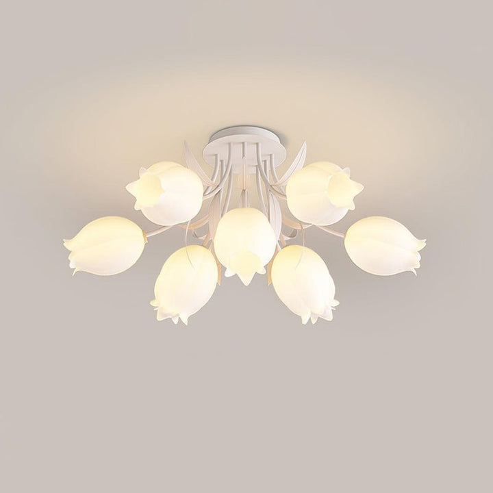 Lustra Plafonnier Fleur de Lys Blossom Base Verte - Neutralighting