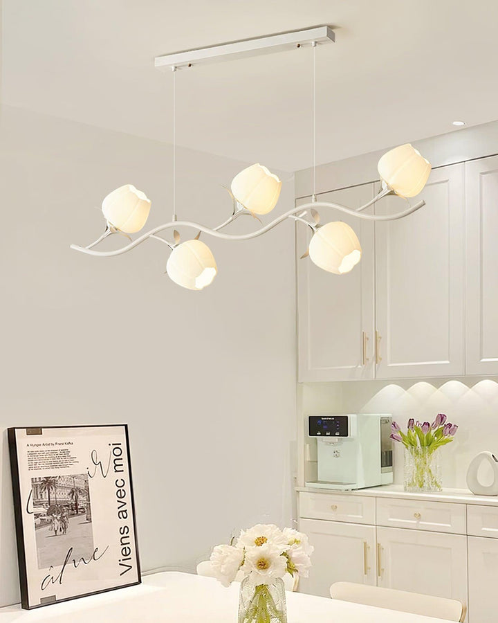 Lustra Chandelier en Verre Floral - Neutralighting