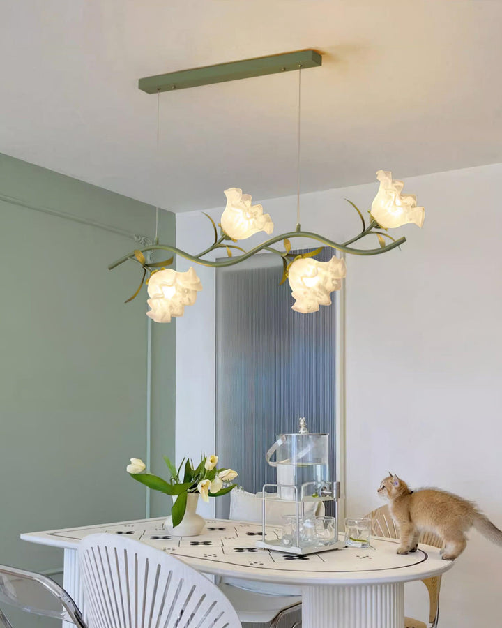 Lustra Chandelier en Verre Floral - Neutralighting