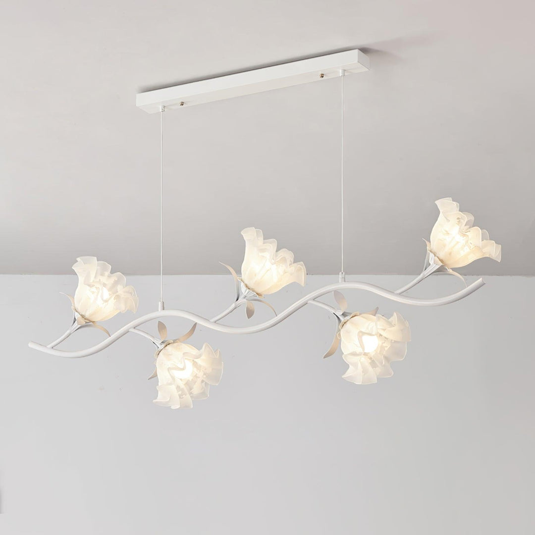 Lustra Chandelier en Verre Floral - Neutralighting