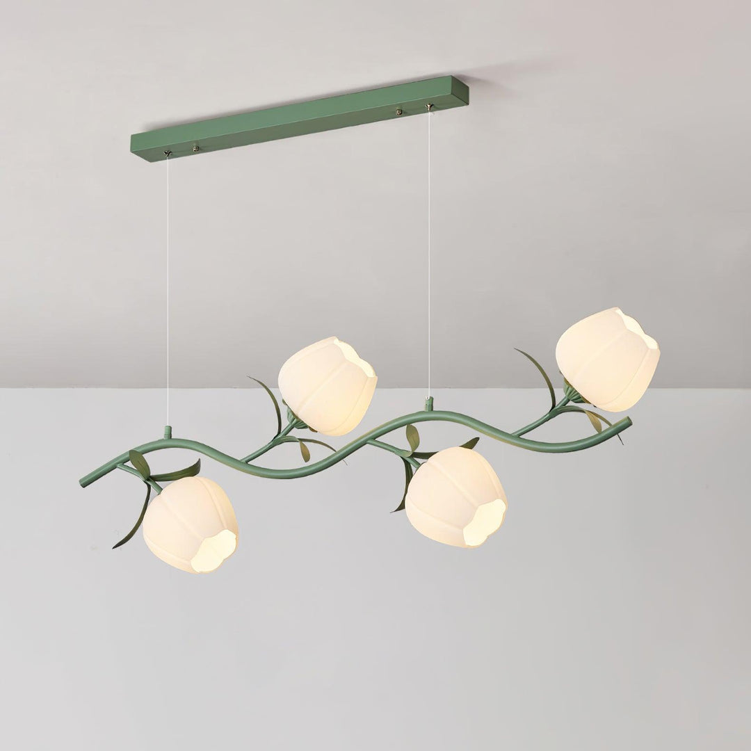 Lustra Chandelier en Verre Floral - Neutralighting