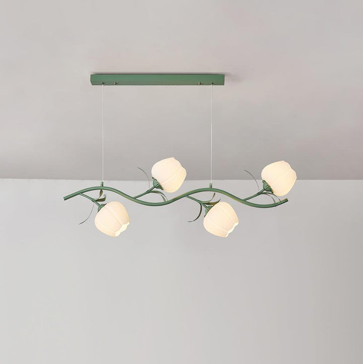 Lustra Chandelier en Verre Floral - Neutralighting
