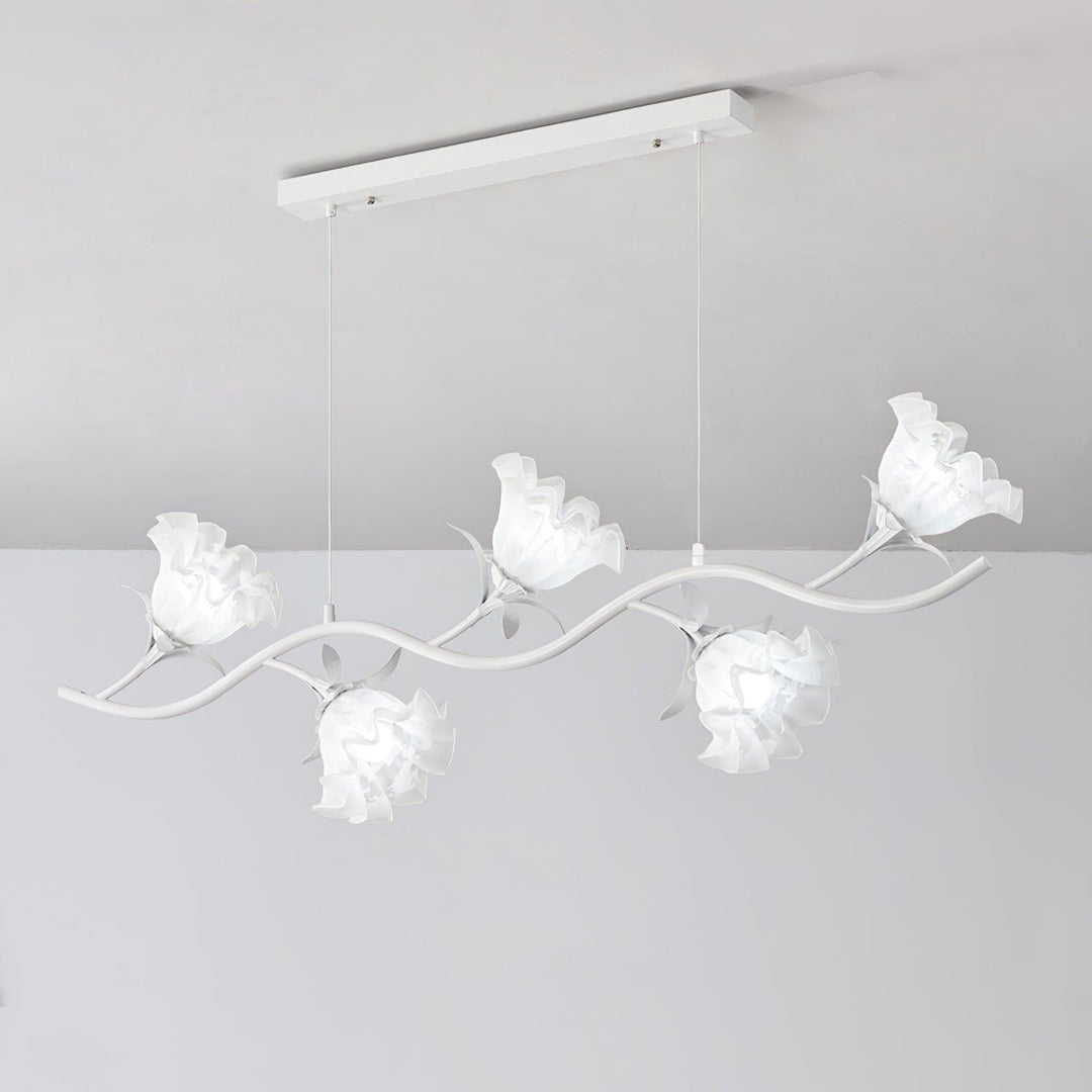 Lustra Chandelier en Verre Floral - Neutralighting