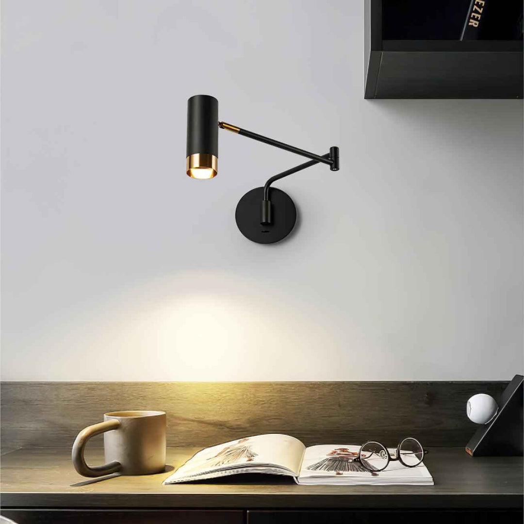 Uvinus Métal 15cm Blanc LED 40W