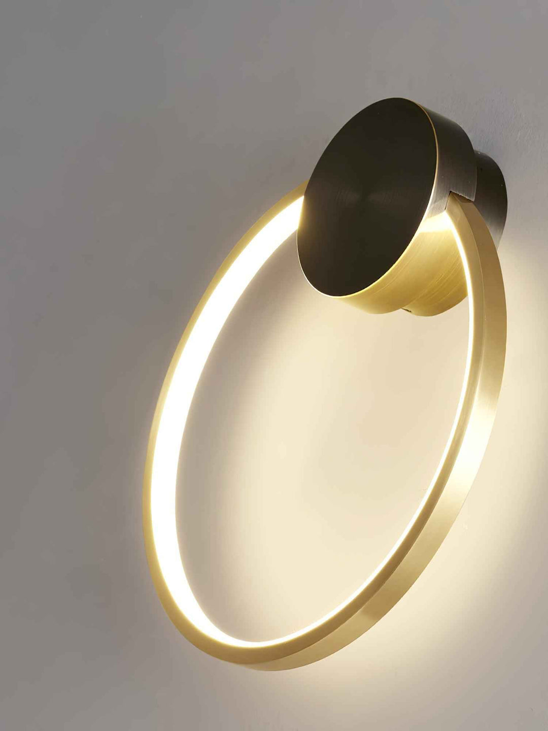 Maisie Laiton 15cm Noir LED