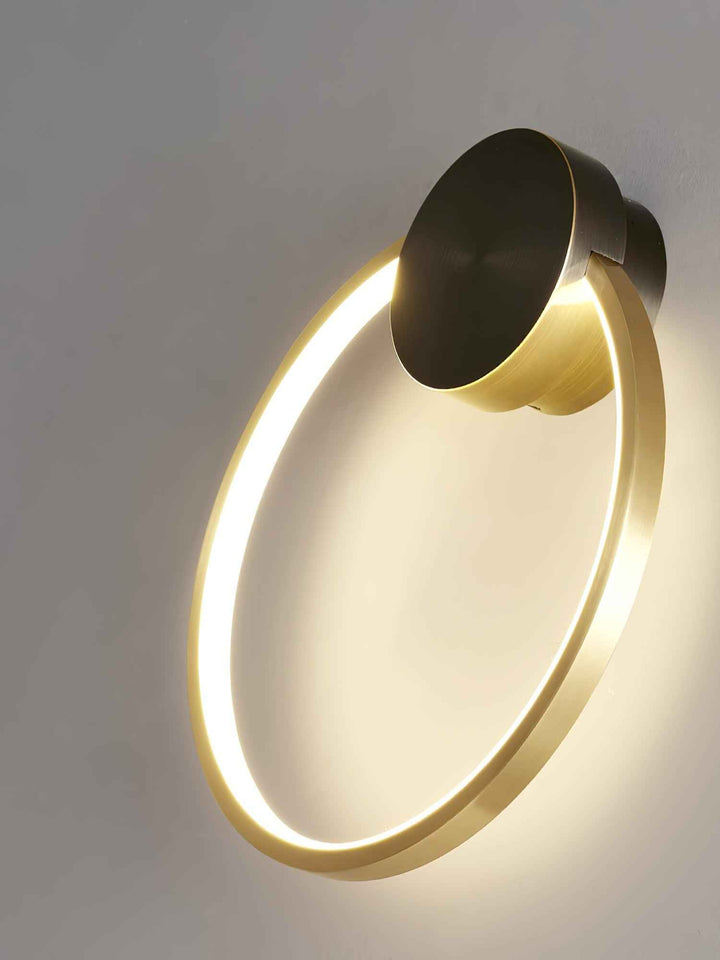Maisie Laiton 15cm Noir LED