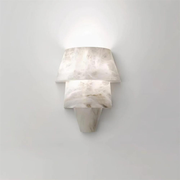 Elyon Applique Murale Élégante en Albâtre Blanc - Neutralighting