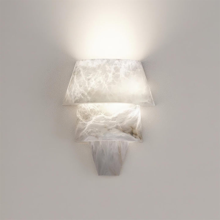 Elyon Applique Murale Élégante en Albâtre Blanc - Neutralighting