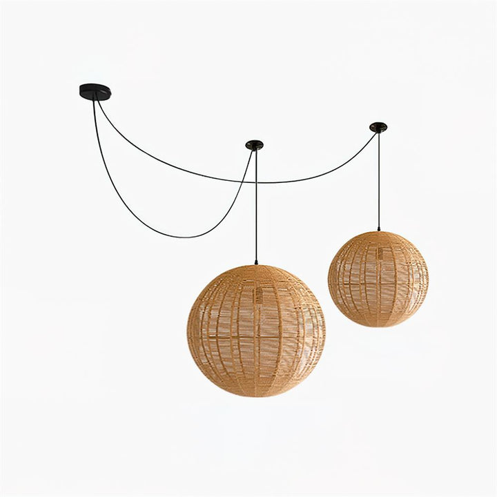 Sola Suspension Minimaliste Rattan - Neutralighting